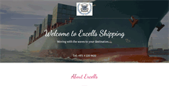 Desktop Screenshot of excellsshipping.com